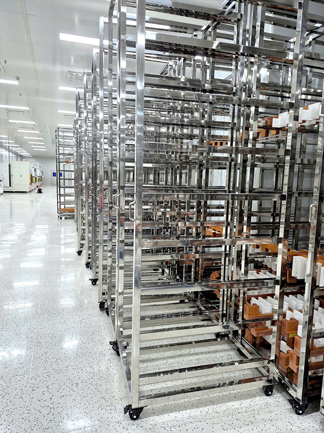 Giá để linh kiện inox nhiều tầng